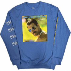 Freddie Mercury - Mr Bad Guy Uni Blue Long Sleeve 