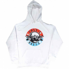 Guns N Roses - Motorcross Logo Uni Wht Hoodie 