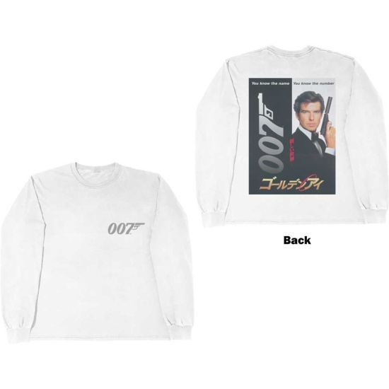 James Bond - Goldeneye Jap Pos Wht Longsleeve 
