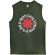 Red Hot Chili Peppers - Stencil Uni Green Tank Top Red Hot Chili Peppers - Stencil Uni Green Tank Top