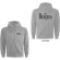 The Beatles - Drop T Logo B-Print Grey Zip Hoodie The Beatles - Drop T Logo B-Print Grey Zip Hoodie