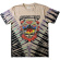 Grateful Dead - Eye Clouds Uni Sand Dip-Dye T-Shirt Grateful Dead - Eye Clouds Uni Sand Dip-Dye T-Shirt