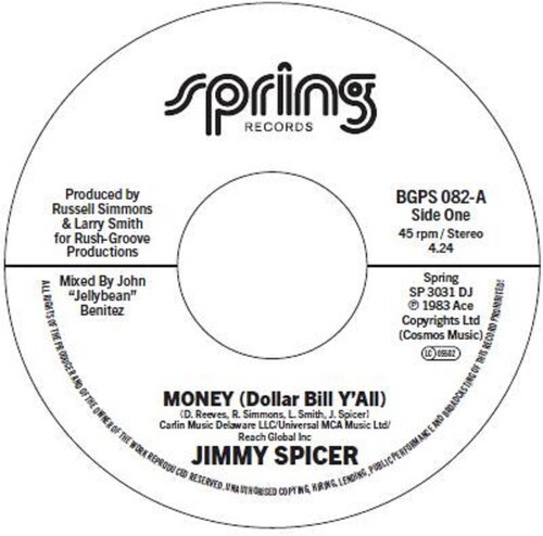 Jimmy Spicer - Money (Dollar Bill Y?All) / Money (