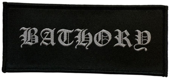 Bathory - Patch Logo (4,4 X 10,2 Cm)