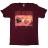 Alice In Chains - Dirt Orange Uni Maroon T-Shirt Alice In Chains - Dirt Orange Uni Maroon T-Shirt
