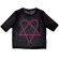 Him - Pink Heartagram Lady Bl Mesh Crop Top Him - Pink Heartagram Lady Bl Mesh Crop Top