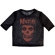 Misfits - Orange Logo & Skull Lady Bl Mesh Crop Top Misfits - Orange Logo & Skull Lady Bl Mesh Crop Top