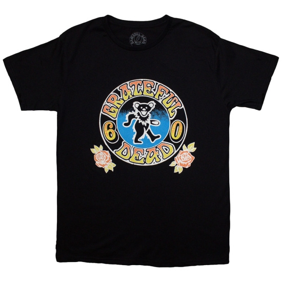 Grateful Dead - Bear Roses Uni Bl T-Shirt