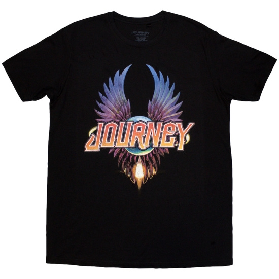 Journey - Classic Wings Uni Bl T-Shirt  (M)