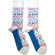 Beatles - Help! Outlines Repeat Uni Wht Socks Beatles - Help! Outlines Repeat Uni Wht Socks