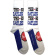 Beatles - Budokan Poster & Drum Logo Uni Wht Socks Beatles - Budokan Poster & Drum Logo Uni Wht Socks