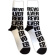Beatles - Beatles Revolver Text Repeat Uni Wht Socks (Size 40-44) Beatles - Beatles Revolver Text Repeat Uni Wht Socks (Size 40-44)