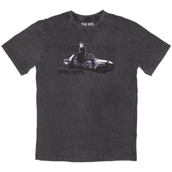The 1975 - Car Photo Stone Wash Uni Char T-Shirt