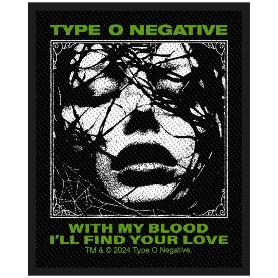Type O Negative - With My Blood Standard Patch