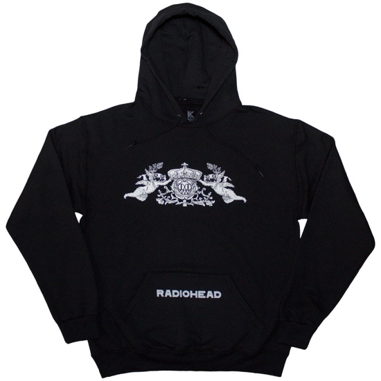 Radiohead - Bearhead Crest Uni Bl Hoodie