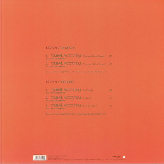 Corrado - Tribal Activity