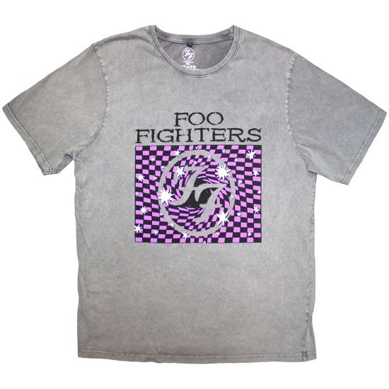 Foo Fighters - Ff 4 Stone Wash Uni Grey T-Shirt