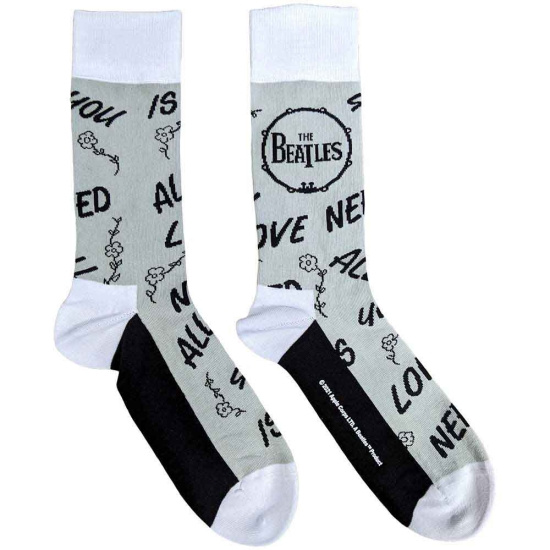 Beatles  - Aynil & Drum Uni Grey Socks (Eu 36-40)