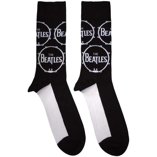 Beatles  - Drum Logo Repeat Uni Bl Socks (Eu 36-40)