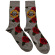 Guns N Roses - Bullet Roses Uni Grey Socks (Eu 36-40) Guns N Roses - Bullet Roses Uni Grey Socks (Eu 36-40)