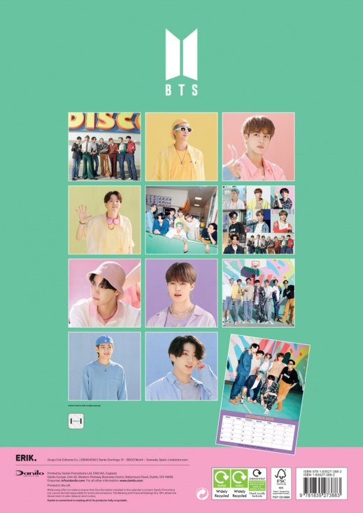 Bts   - 2026 A3 Calendar