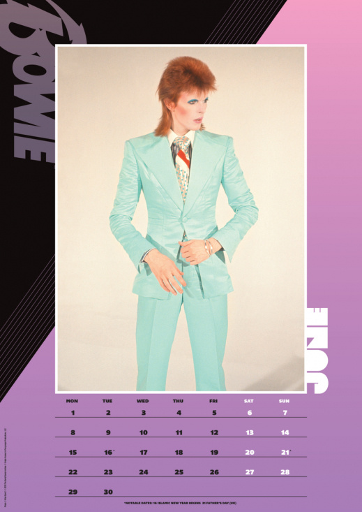 David Bowie  - 2026 A3 Calendar