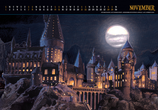 Harry Potter  - 2026 A3 Deluxe Calendar