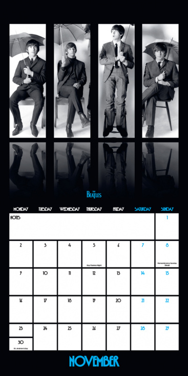 The Beatles  - 2026 Square Calendar