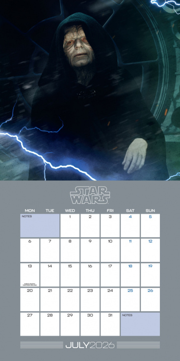 Star Wars Classic  - 2026 Square Calendar
