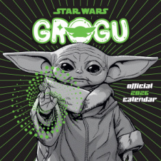 Star Wars The Mandalorian Grogu  - 2026 Square Calendar
