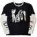 Korn - Metallic Logo Uni Bl/Wht Layered Longsleeve Korn - Metallic Logo Uni Bl/Wht Layered Longsleeve