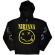 Nirvana - Yellow Happy Face Uni Bl Zip Hoodie Nirvana - Yellow Happy Face Uni Bl Zip Hoodie