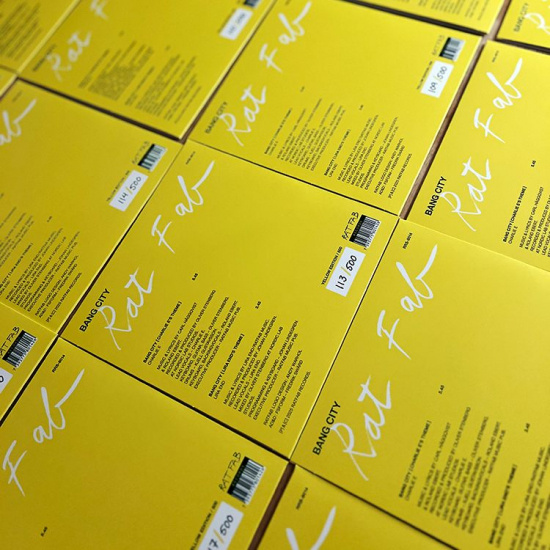 Ratfab - Bang City (Super Exclusive Ltd Edition Andy Warhol Cover / Yellow Vinyl 7