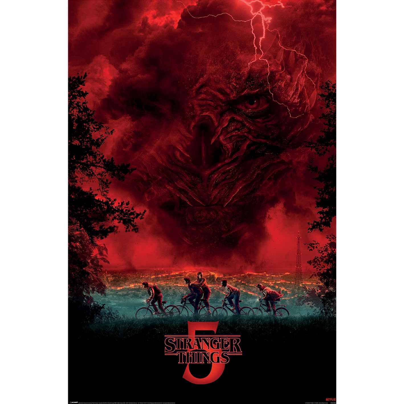 Stranger Things - Stranger Things 5 (Vecna Sky) Maxi Poster 91,5 X 61 Cm