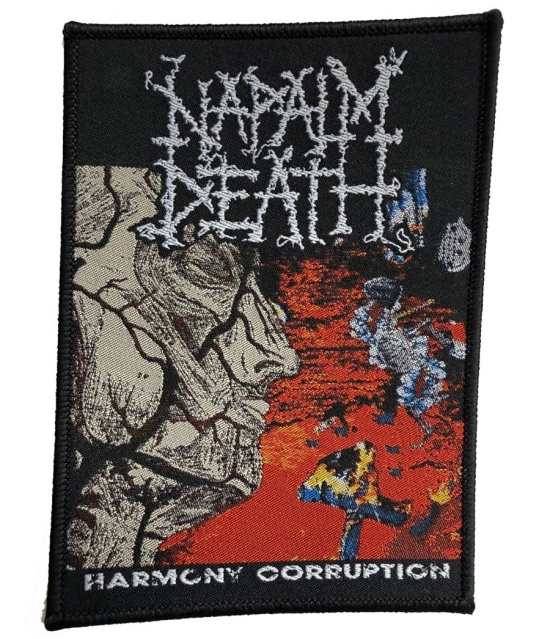 Napalm Death - Patch Harmony Corruption Black Bor