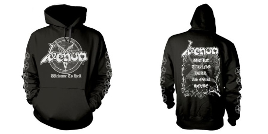 Venom - Hood - Welcome To Hell (White) (M)