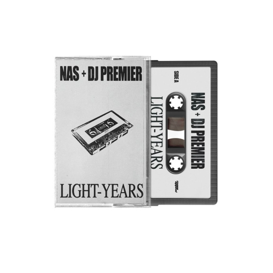 Nas And Dj Premier - Light-Years (White Label Cover - MC)
