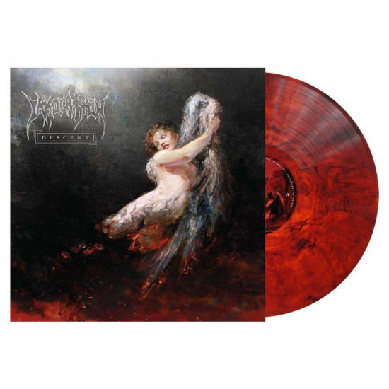 Immolation - Descent (Transparent Red/Black Marbled Indie Vinyl LP)