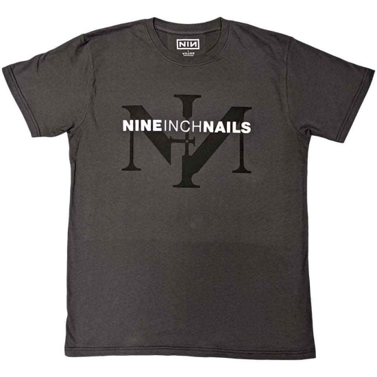 Nine Inch Nails - Icon & Logo Uni Char T-Shirt