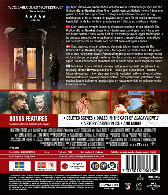 Movie - The Black Phone 2 (Uhd)