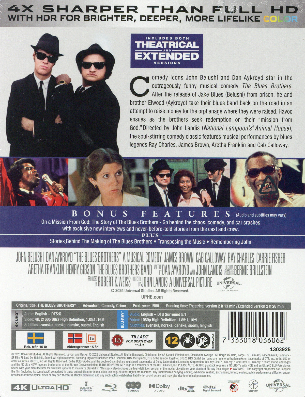 Movie - The Blues Brothers - Steelbook (4K+Bd+Bo