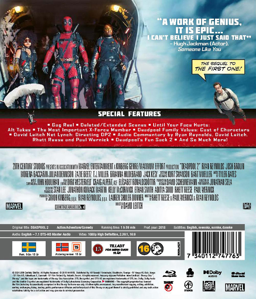 Movie - Deadpool 2 (4K+Bd)