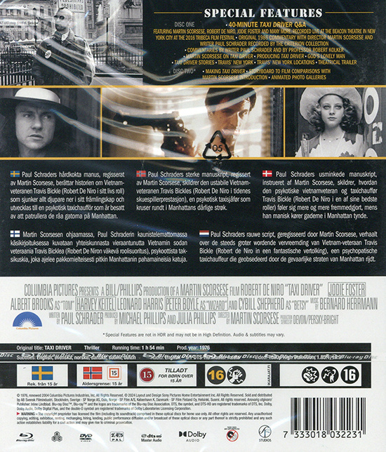 Movie - Taxi Driver (Bd) Bnl+Nc