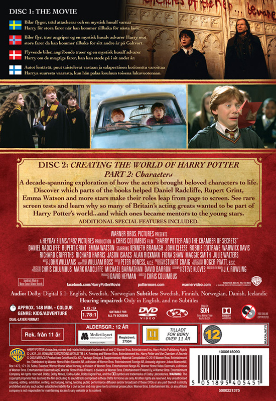 Movie - Harry Potter 2 + Documentary (Dvd/S/N)