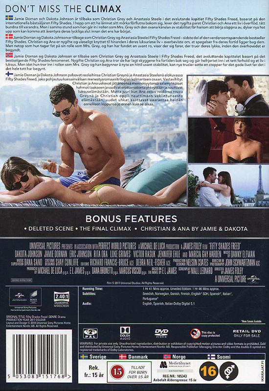 Movie - Fifty Shades Freed Dvd S-T