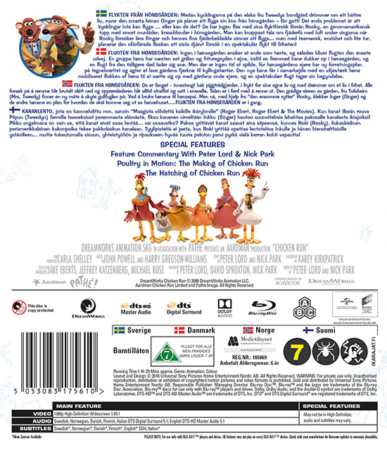 Movie - Chicken Run Bd S-T