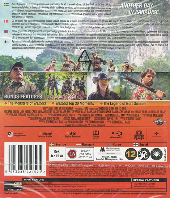 Movie - Tremors: Shrieker Island Bd S-T