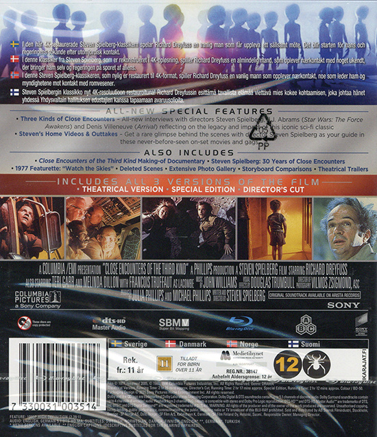 Movie - Close Encounters Of The Third Kind Ae Bd