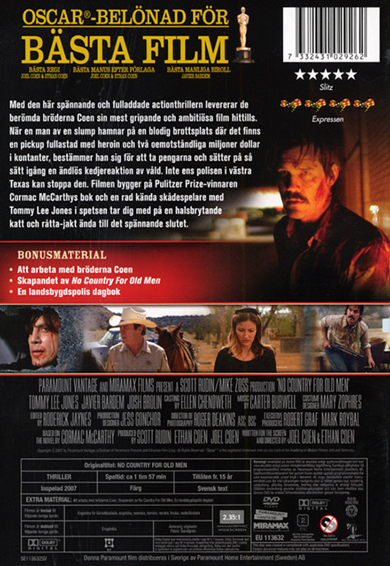 Movie - No Country For Old Men Dvd