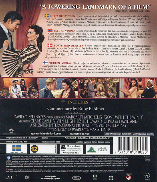 Movie - Gone With The Wind Bd